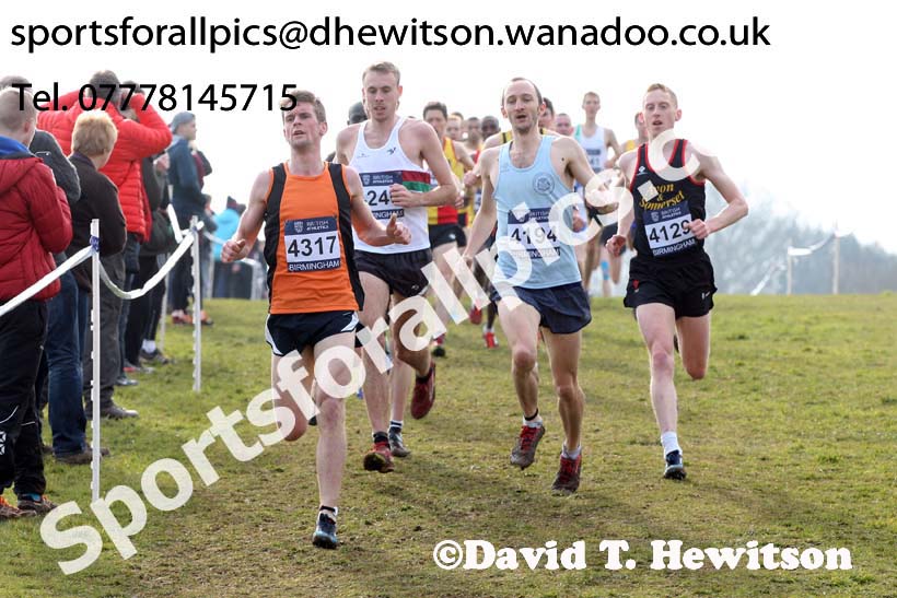 Senior mens 2016 Inter Counties Cross Country Champs. and Cross Challenge Final, Cofton Park, Birmingham. Photo: David T. Hewitson/Sports for All Pics